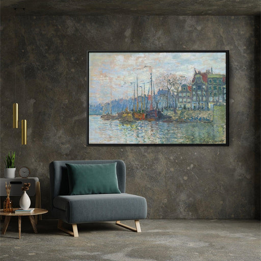 Zaandam, The Dike by Claude Monet - Canvas Artwork