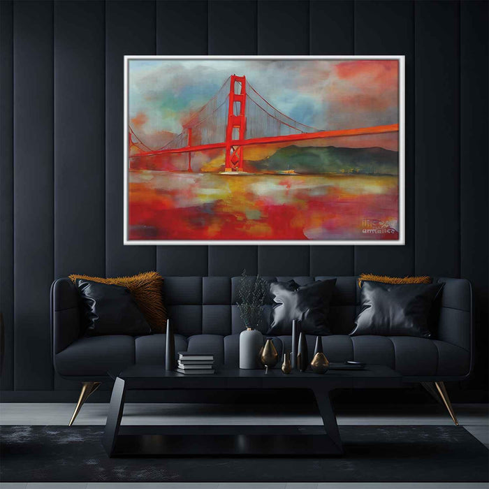 Abstract Golden Gate Bridge #116 - Kanvah