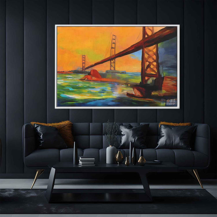 Abstract Golden Gate Bridge #119 - Kanvah