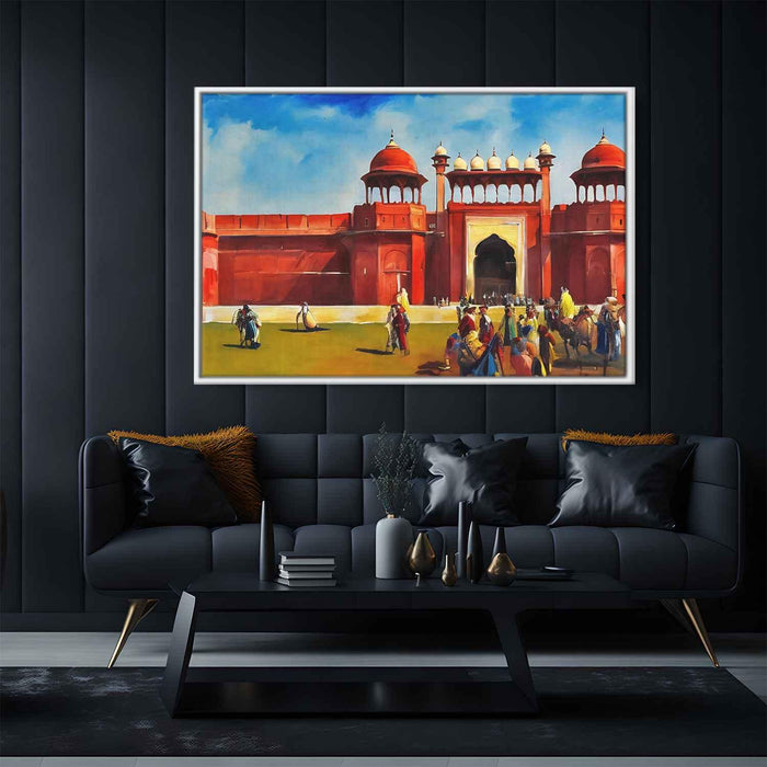 Abstract Red Fort #120 - Kanvah