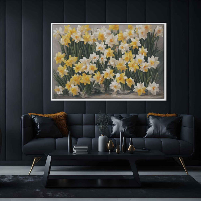 Contemporary Oil Daffodils #104 - Kanvah