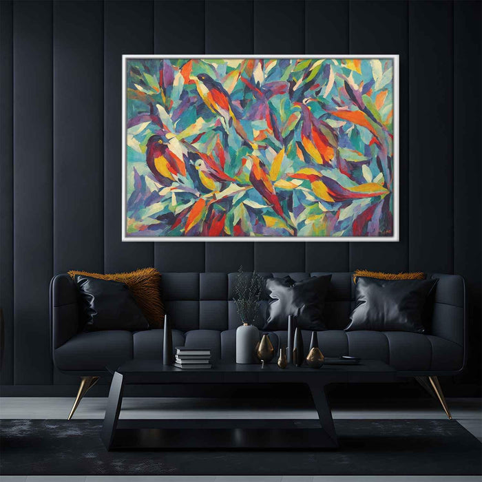 Cubist Oil Birds of Paradise #116 - Kanvah