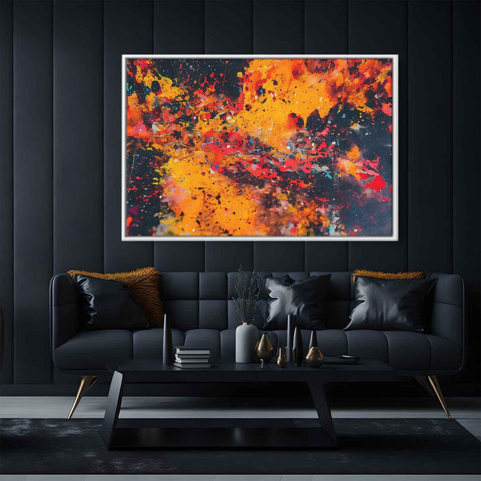 Orange Abstract Splatter #138 - Kanvah