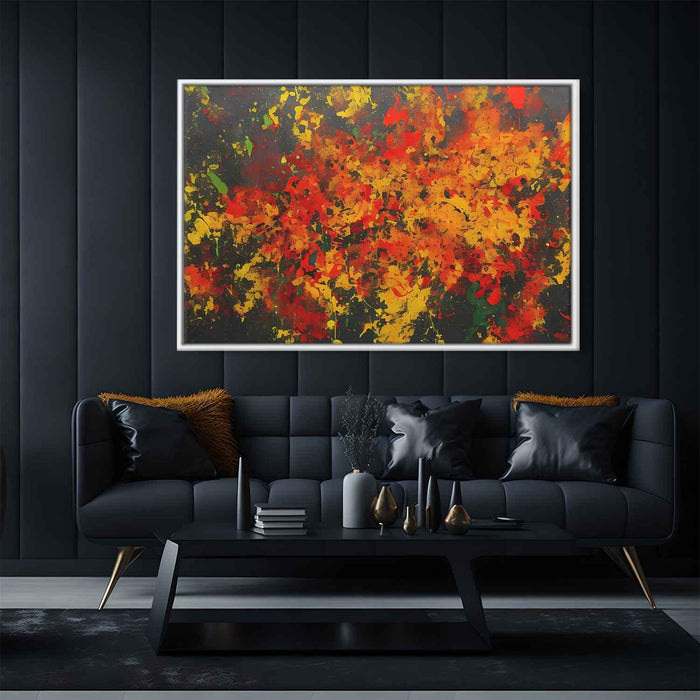 Orange Abstract Splatter #139 - Kanvah