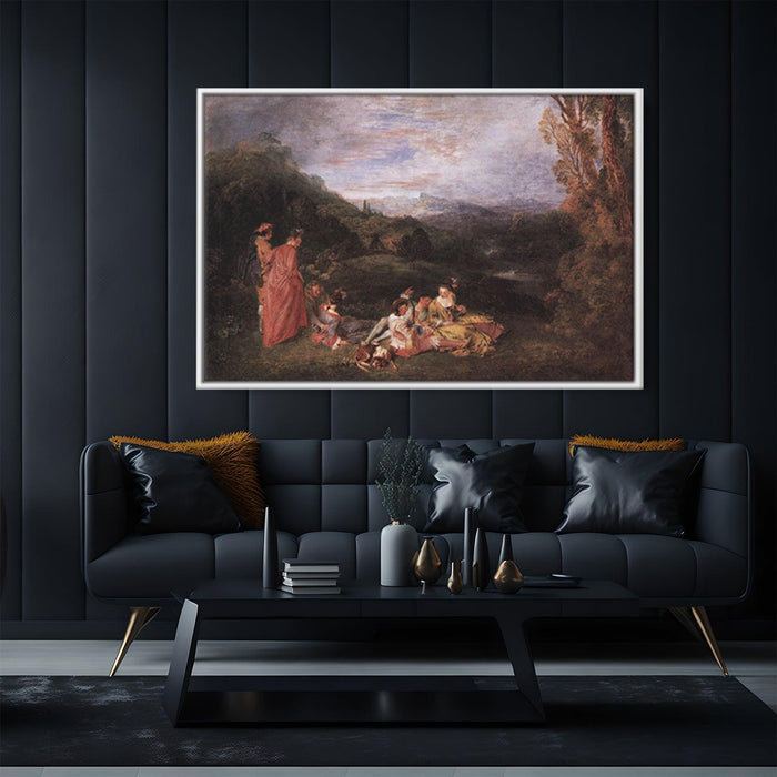 Peaceful Love by Antoine Watteau - Canvas Artwork