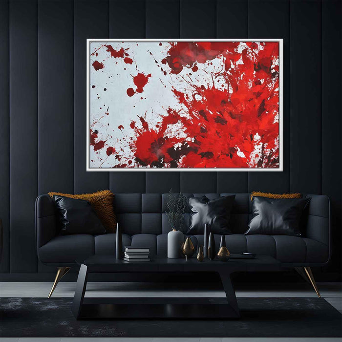 Red Abstract Splatter #119 - Kanvah