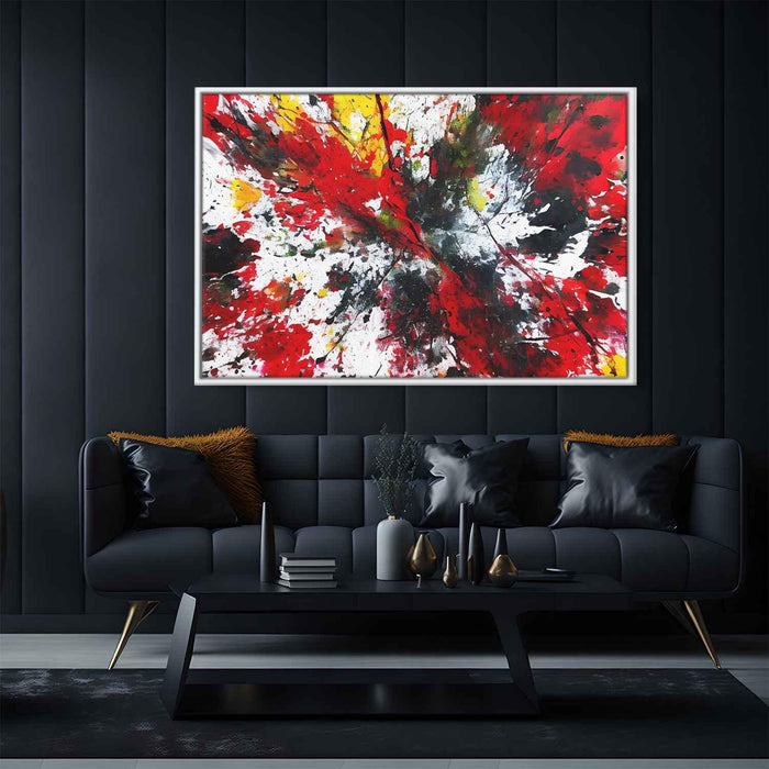 Red Abstract Splatter #125 - Kanvah