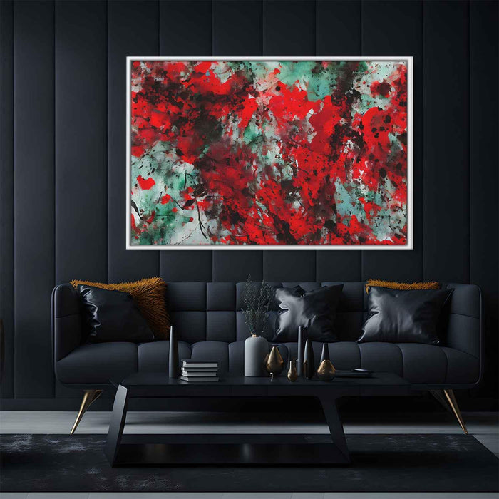 Red Abstract Splatter #138 - Kanvah