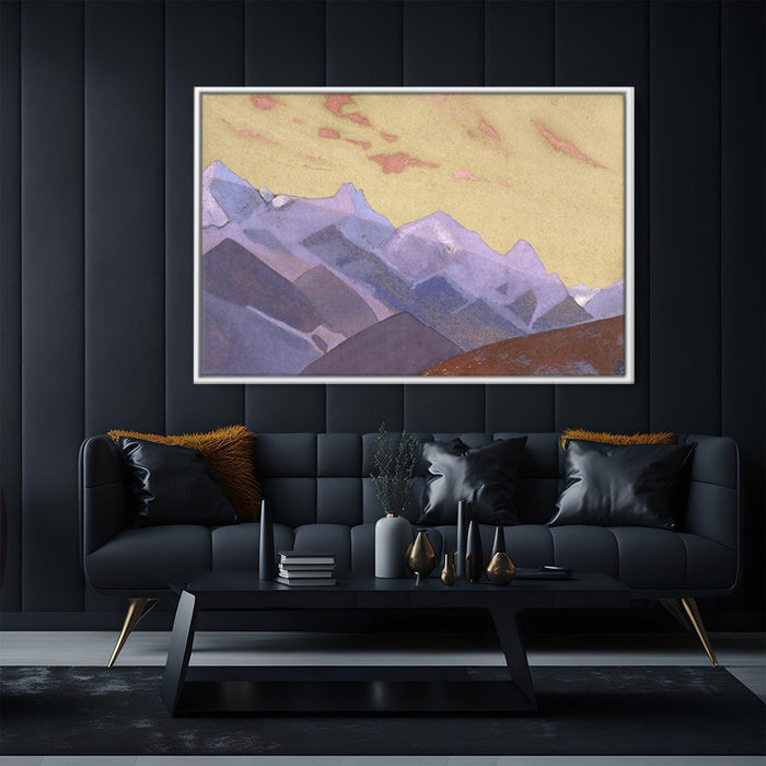 Ridge. Approaches to Everest by Nicholas Roerich - Canvas Artwork