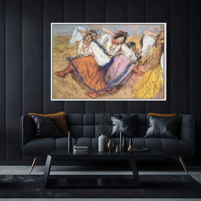 Ukrainian Dancers by Edgar Degas - Canvas Artwork