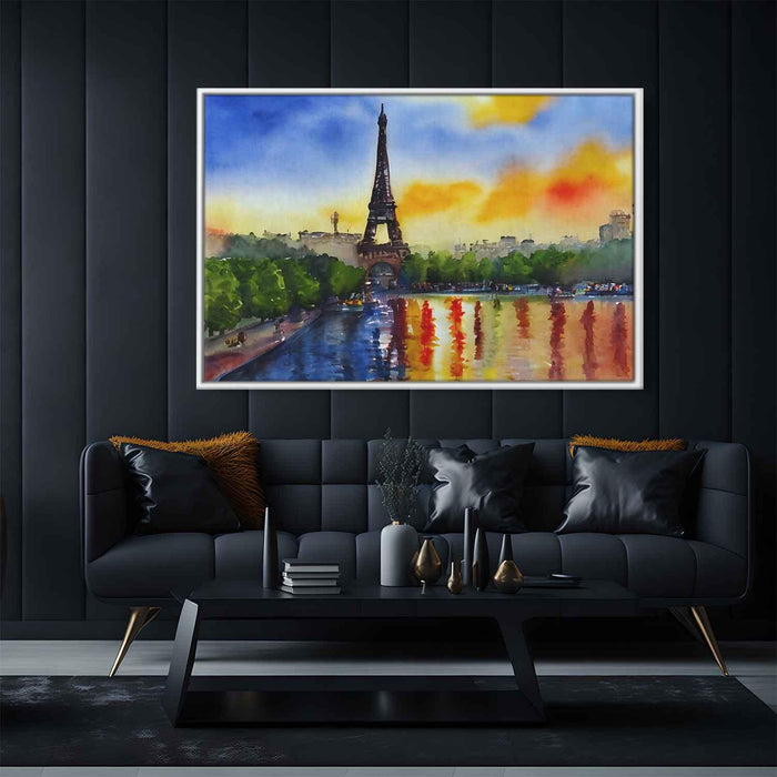 Watercolor Eiffel Tower #104 - Kanvah