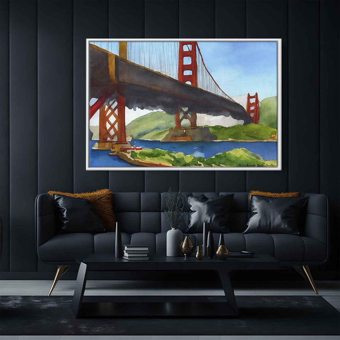 Watercolor Golden Gate Bridge #129 - Kanvah