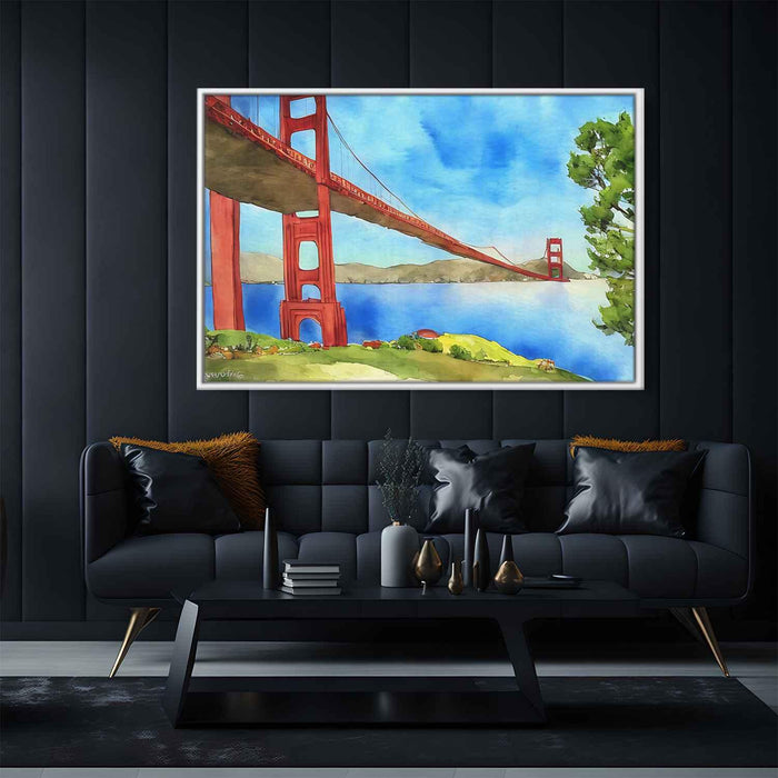 Watercolor Golden Gate Bridge #138 - Kanvah