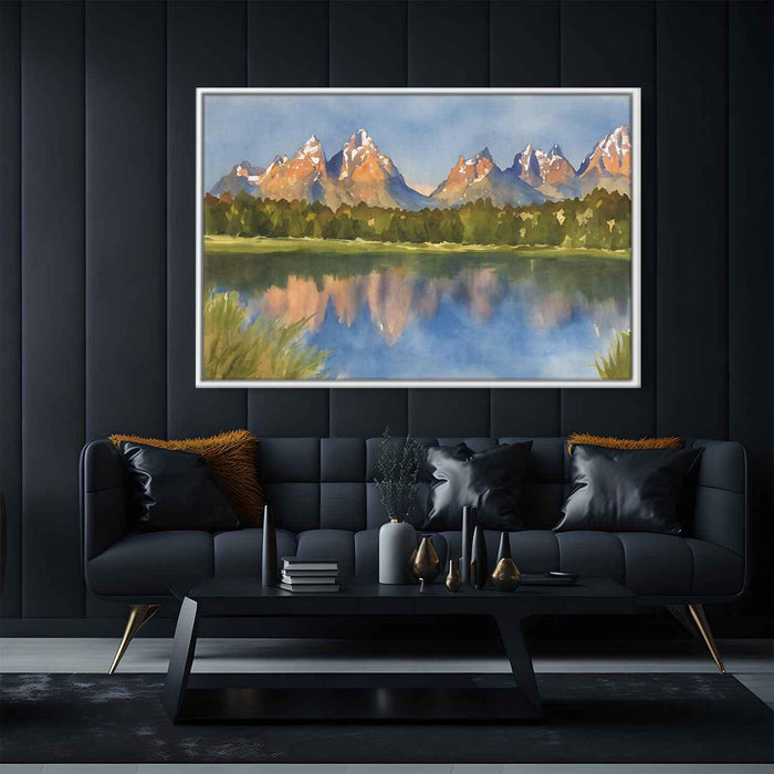 Watercolor Grand Tetons #116 - Kanvah
