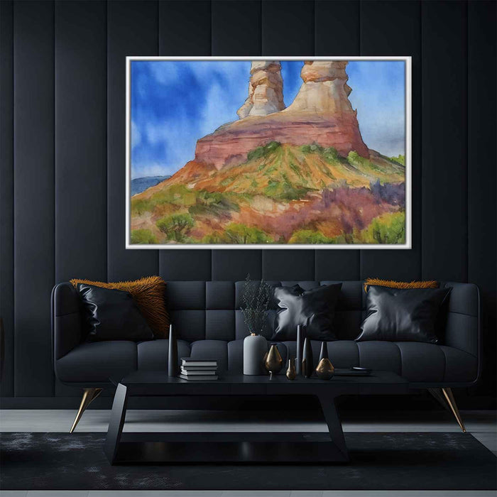 Watercolor Hoodoo formations #104 - Kanvah