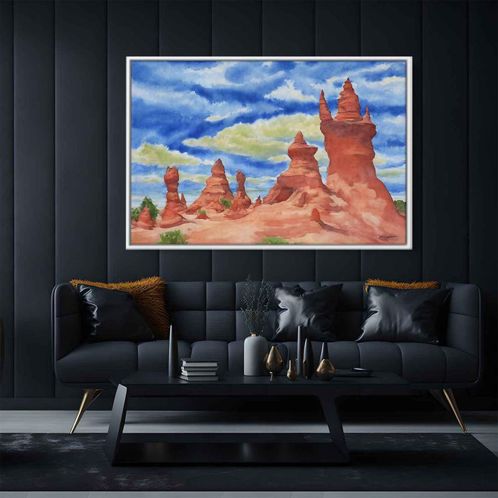 Watercolor Hoodoo formations #109 - Kanvah