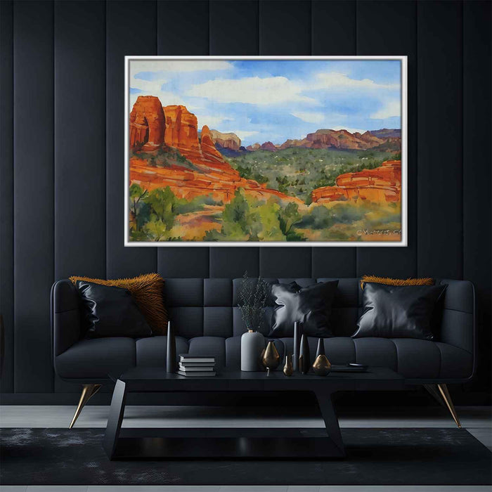 Watercolor Sedona Red Rocks #119 - Kanvah