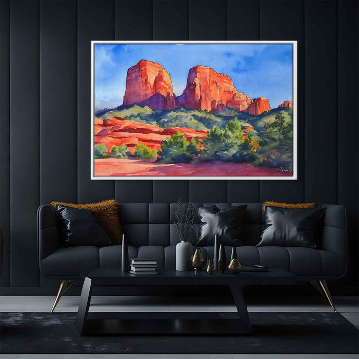 Watercolor Sedona Red Rocks #120 - Kanvah