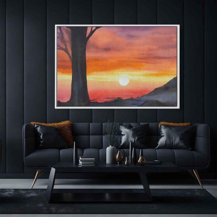 Watercolor Sunset #109 - Kanvah
