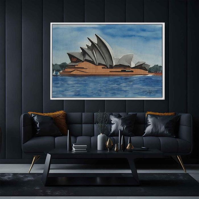 Watercolor Sydney Opera House #104 - Kanvah