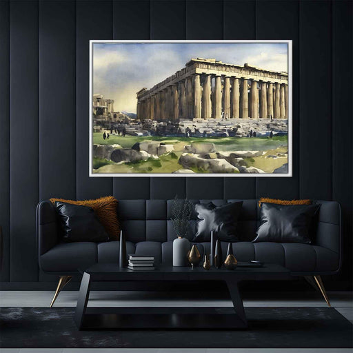 Watercolor Parthenon #129 - Kanvah