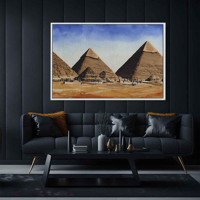 Watercolor Pyramids of Giza #116 - Kanvah