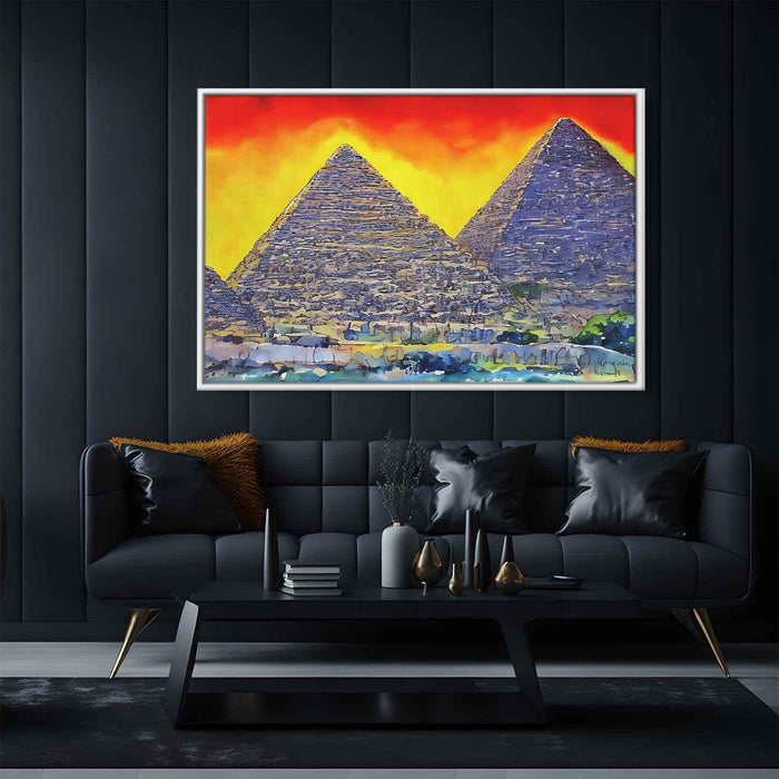 Watercolor Pyramids of Giza #119 - Kanvah