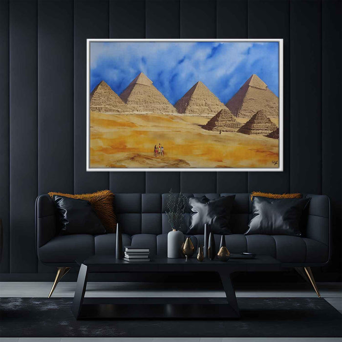 Watercolor Pyramids of Giza #125 - Kanvah