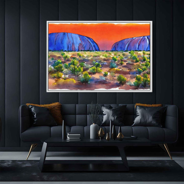 Watercolor Uluru #109 - Kanvah