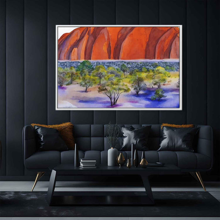 Watercolor Uluru #119 - Kanvah