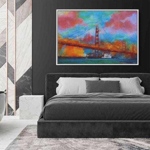 Abstract Golden Gate Bridge #120 - Kanvah