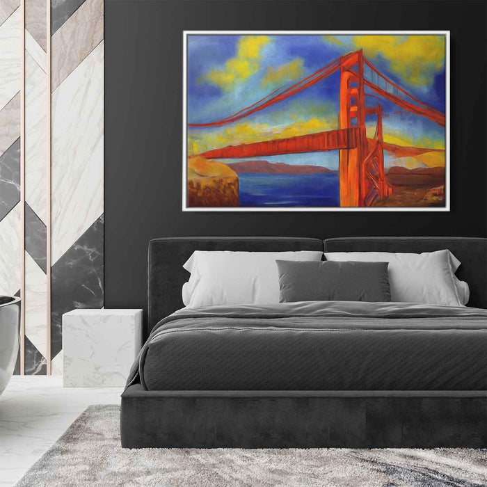 Abstract Golden Gate Bridge #129 - Kanvah