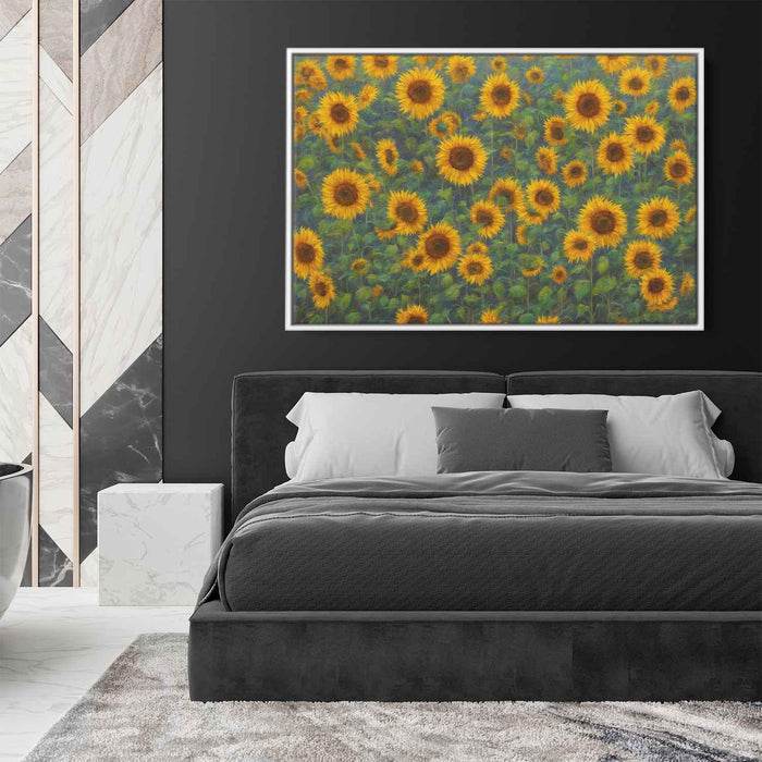 Enchanting Abstract Sunflowers #120 - Kanvah