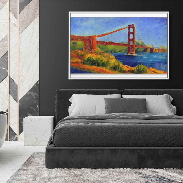 Impressionism Golden Gate Bridge #120 - Kanvah