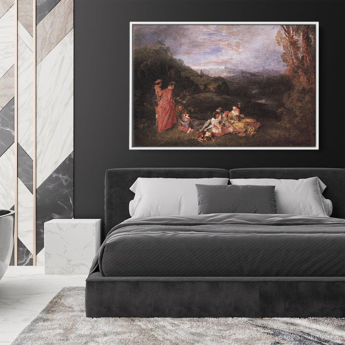 Peaceful Love by Antoine Watteau - Canvas Artwork
