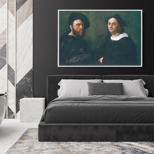 Portrait of Andrea Navagero and Agostino Beazzano by Raphael - Canvas Artwork