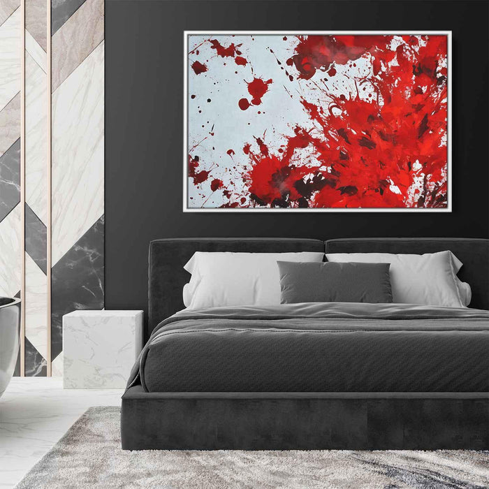 Red Abstract Splatter #119 - Kanvah