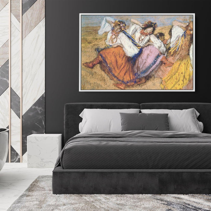 Ukrainian Dancers by Edgar Degas - Canvas Artwork