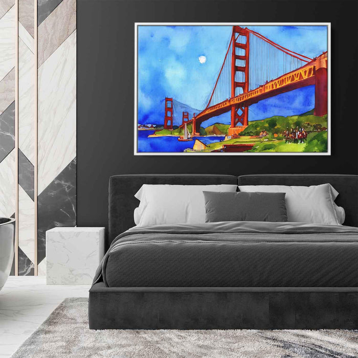 Watercolor Golden Gate Bridge #104 - Kanvah