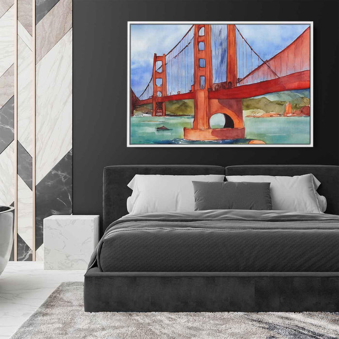 Watercolor Golden Gate Bridge #120 - Kanvah