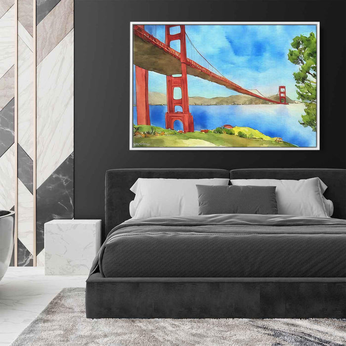 Watercolor Golden Gate Bridge #138 - Kanvah