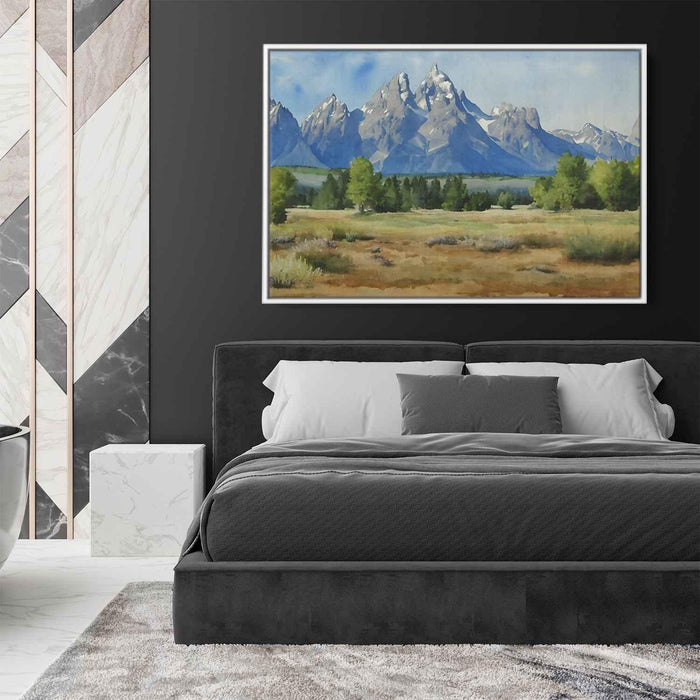 Watercolor Grand Tetons #104 - Kanvah