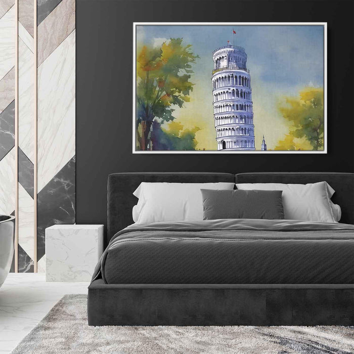 Watercolor Leaning Tower of Pisa #137 - Kanvah