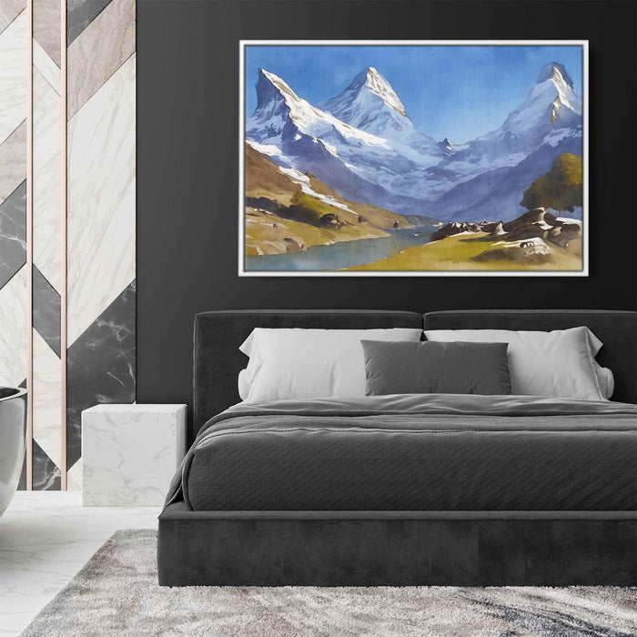 Watercolor Matterhorn #104 - Kanvah