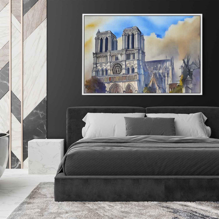 Watercolor Notre Dame Cathedral #120 - Kanvah