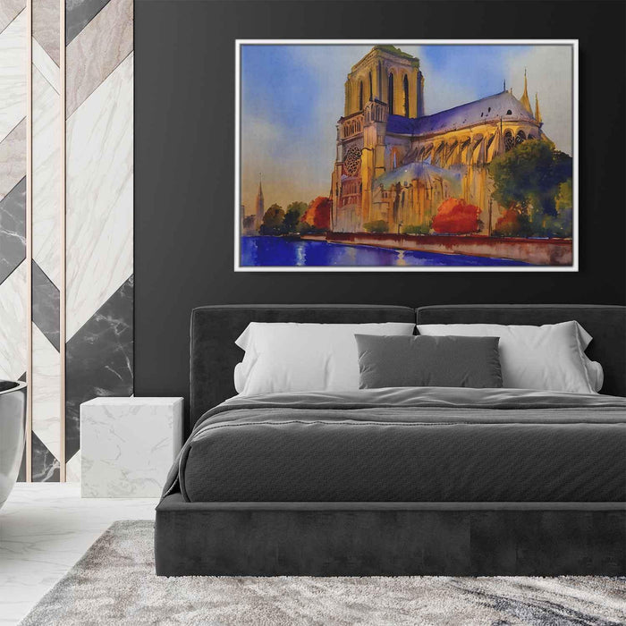 Watercolor Notre Dame Cathedral #129 - Kanvah