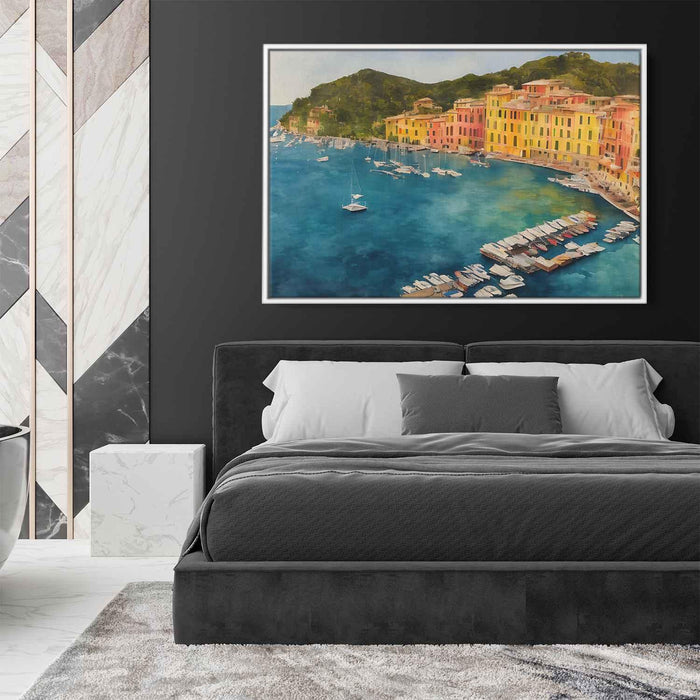 Watercolor Portofino #129 - Kanvah