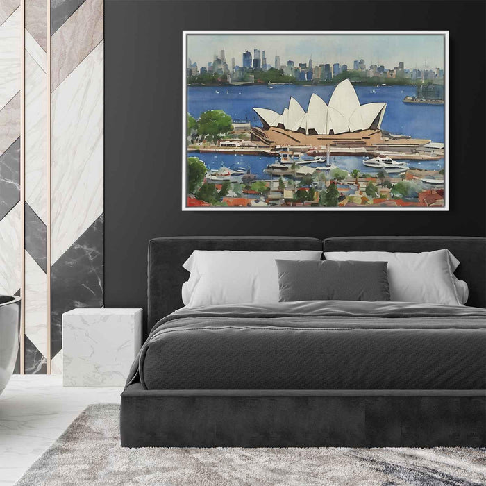 Watercolor Sydney Opera House #120 - Kanvah