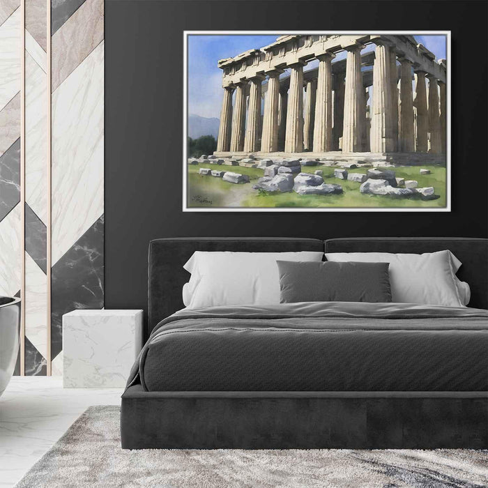 Watercolor Parthenon #116 - Kanvah