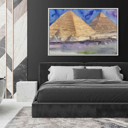 Watercolor Pyramids of Giza #104 - Kanvah